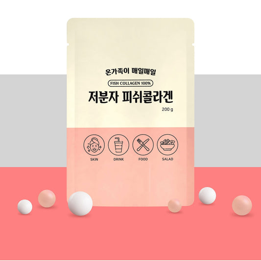 Low‑Molecular Fish Collagen Powder – 100% Pure Marine Collagen for Daily Family Wellness
